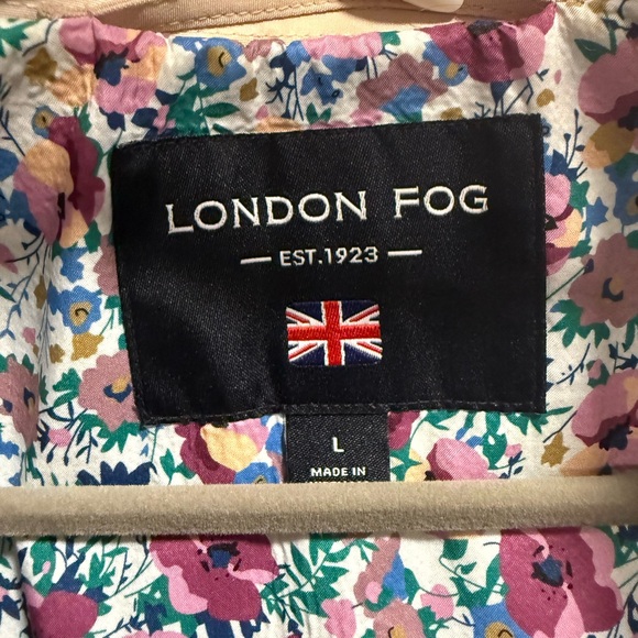 London Fog Double Breasted Trench Coat - Picture 3 of 4